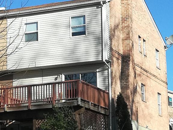 Back porch with large deck