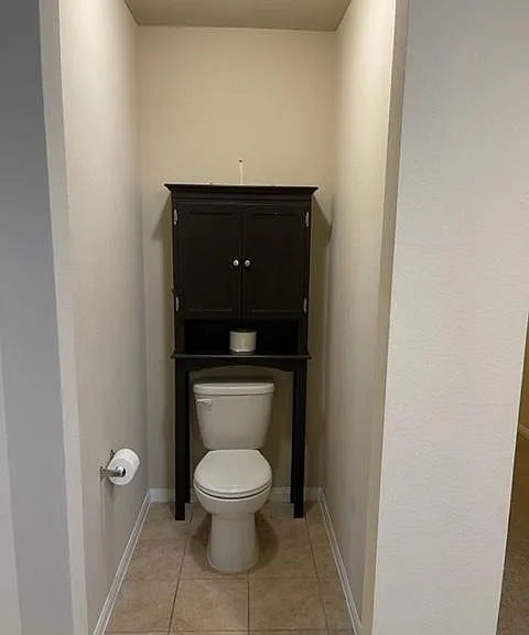 Toilet in Master Bath