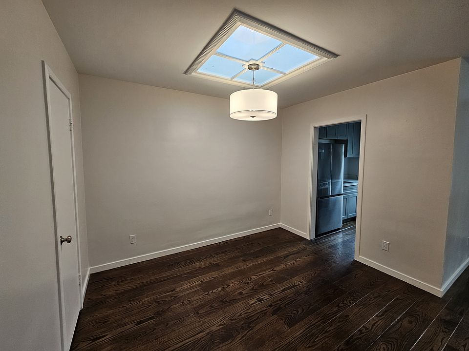 Dining room with skylight