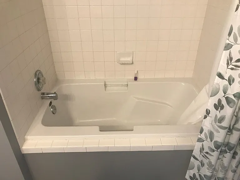 Large soaker tub in your private suite!