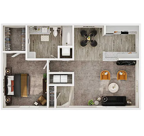 Floor plan 1 Bed