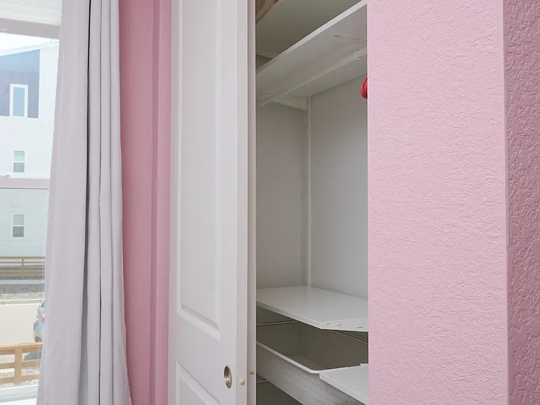 Customizable closet.