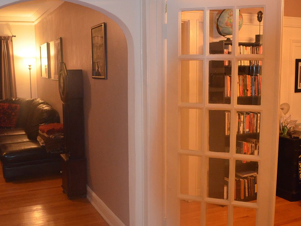 Living room and dining room