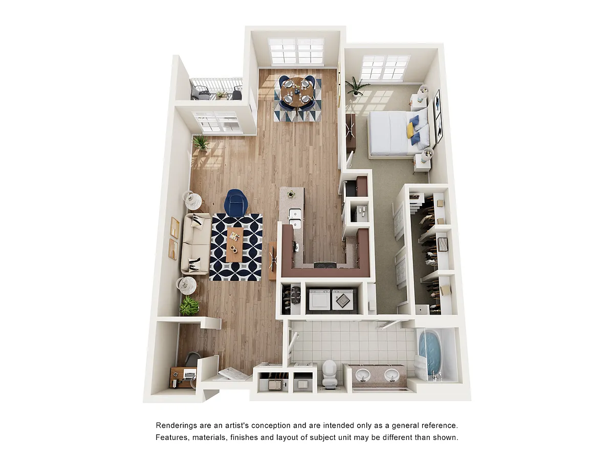 Floor plan 1X1