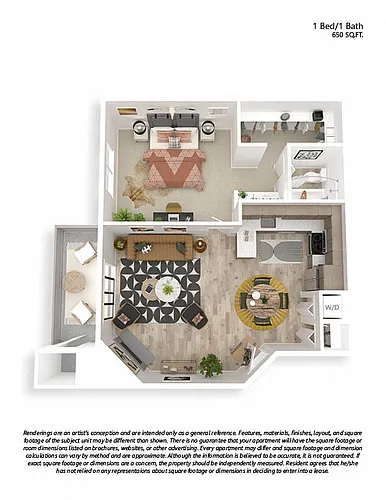 Floor plan A1 1X1
