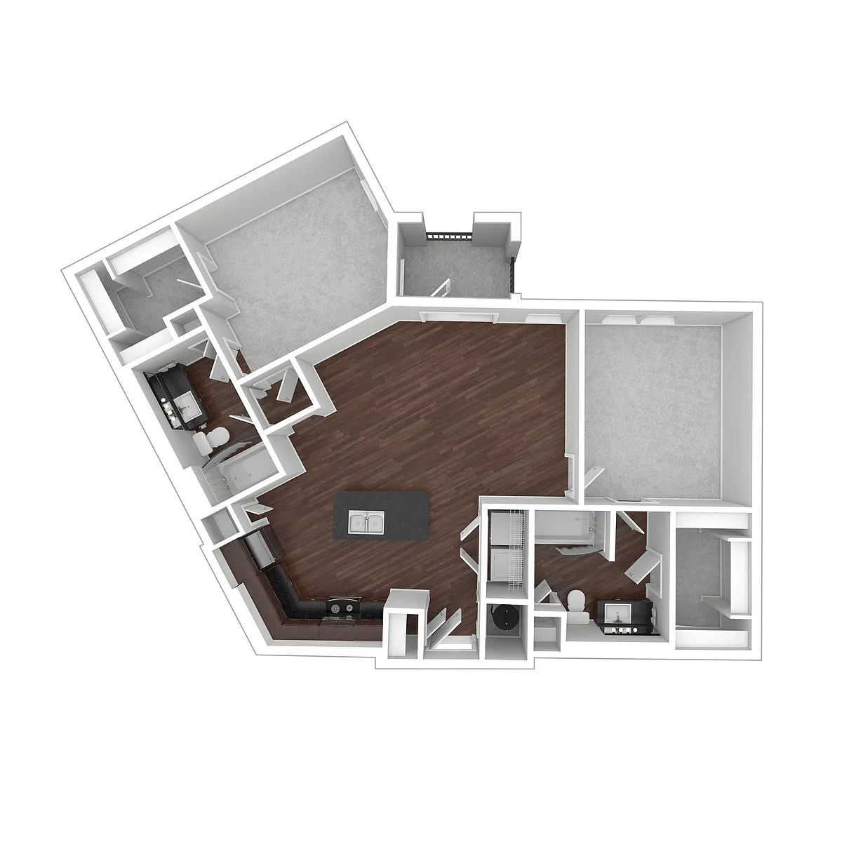 Floor plan B2 District