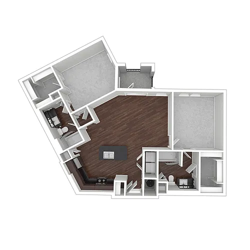 Floor plan B2 District