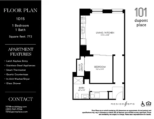 Floor plan 1D15
