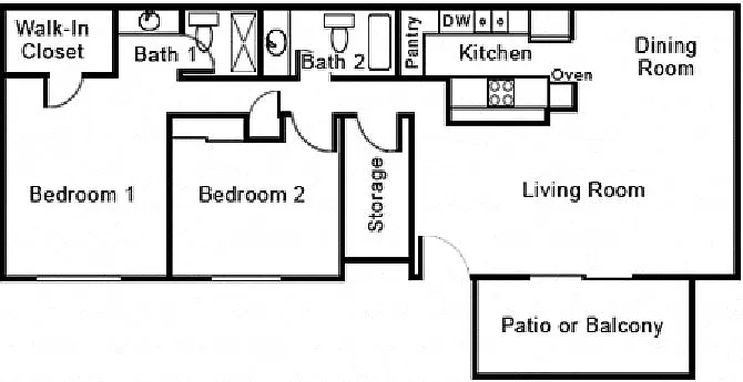 Floor plan Plan F