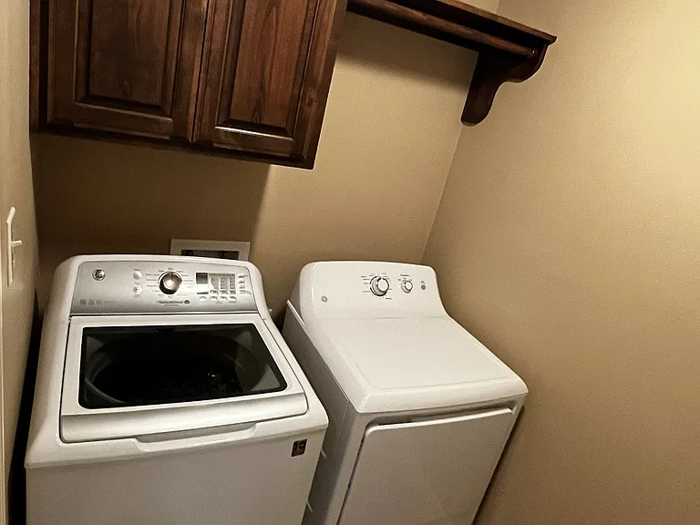 designated laundry room in the house