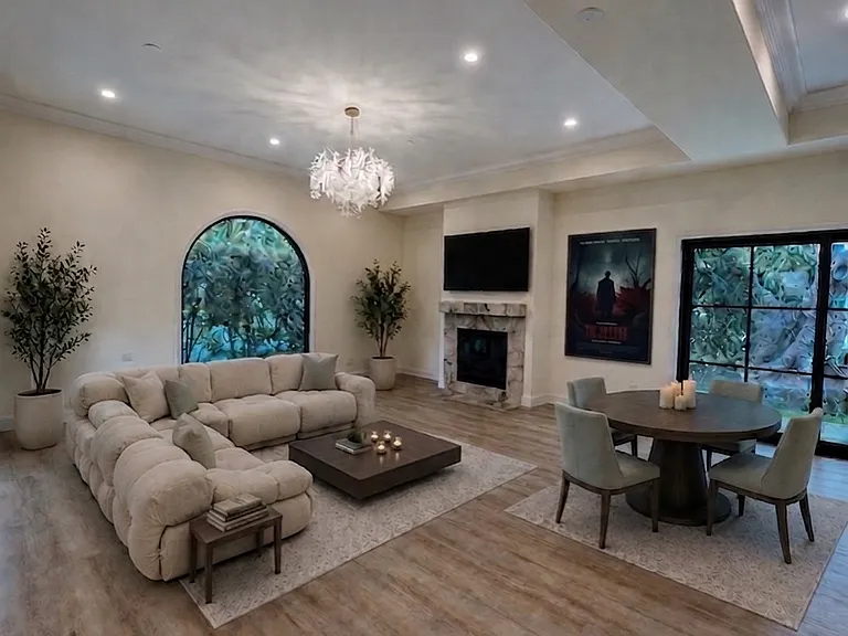 Living Room and Dining Area