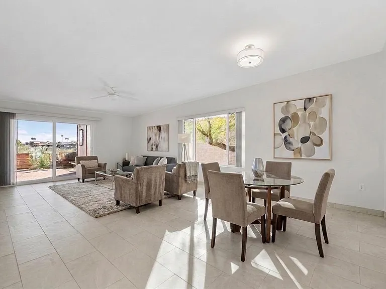 Open Floorplan - Tile floors throughout