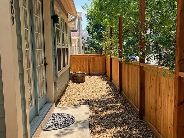 Fenced Side Yard