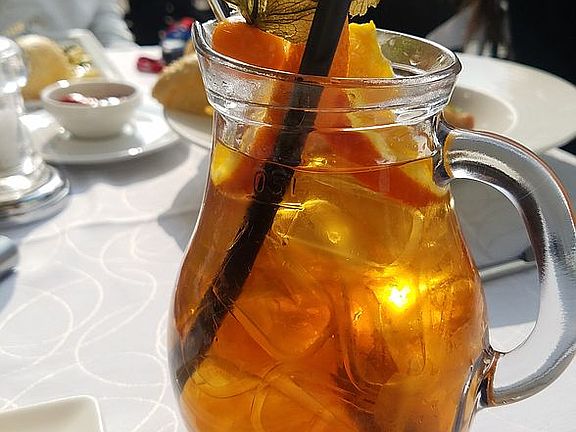 Ice tea in your beautiful pa