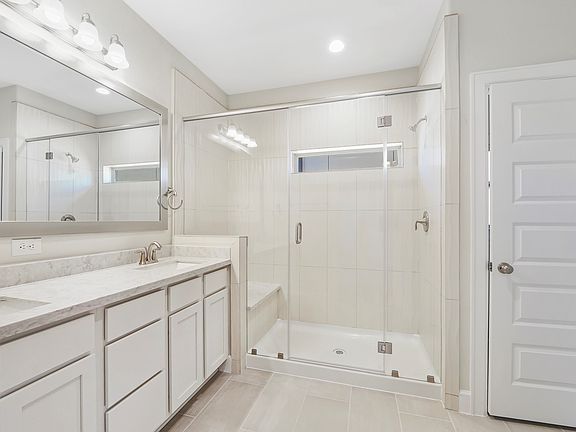 Primary bath with double sinks