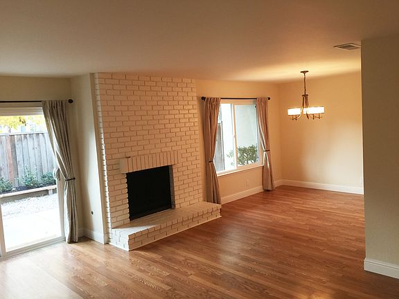 Gas Fireplace & Dining Area