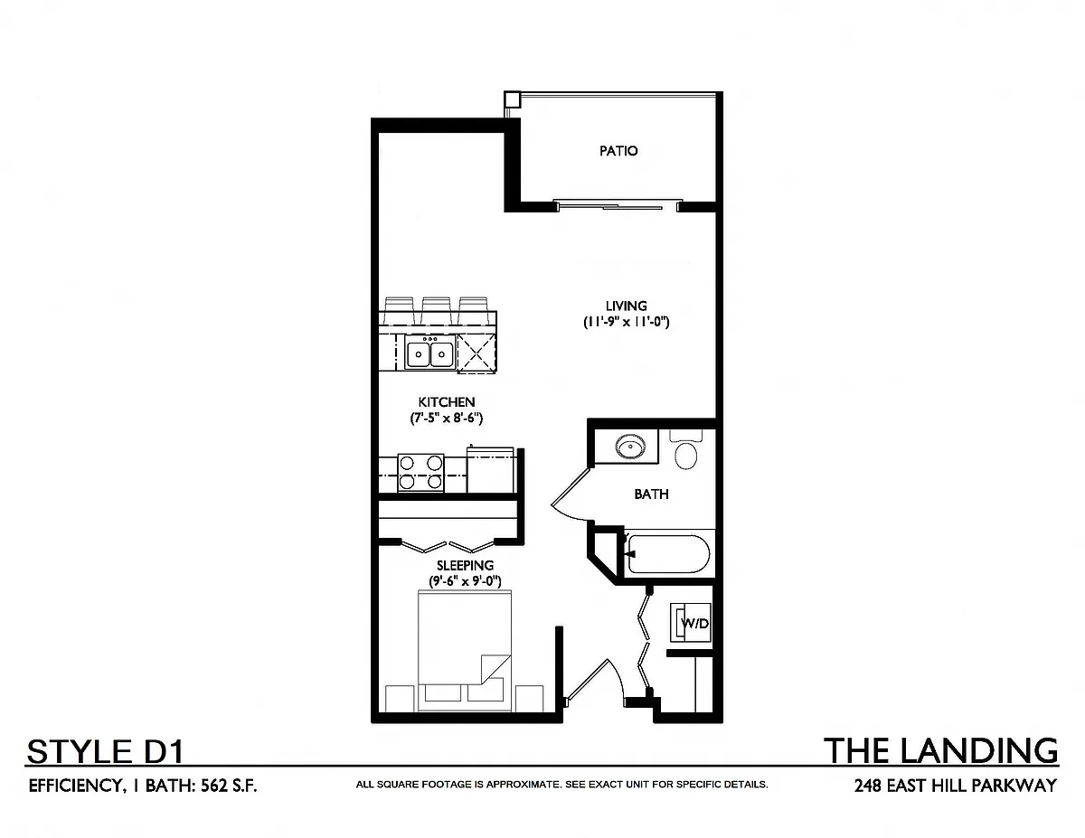 Floor plan D1