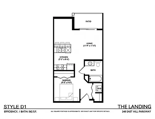 Floor plan D1