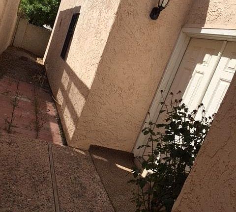 Front door.