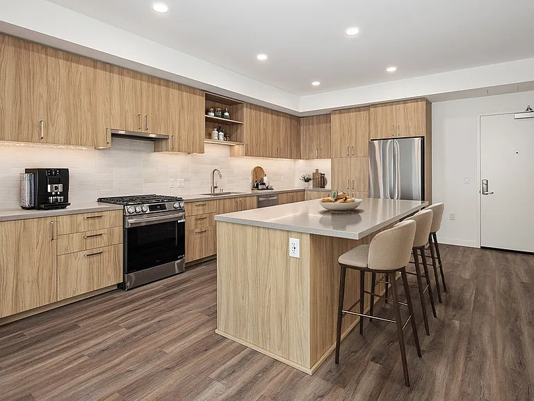 Virtually Staged Two-Bedroom Kitchen - The Torrey