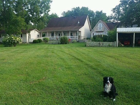 View of houses from backyard