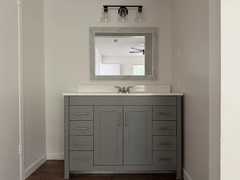 Master bedroom vanity
