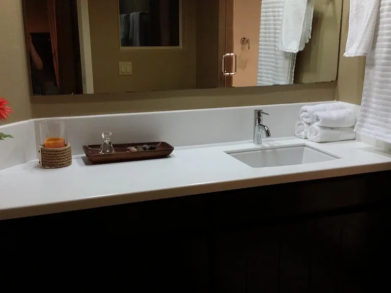 Your Bathroom: Towels are included