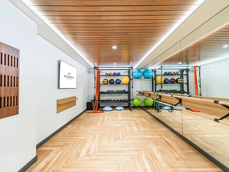 Find your center at Modera Northgate with a serene yoga and wellness studio, offering the perfect space to recharge and unwind in the comfort of your own home.