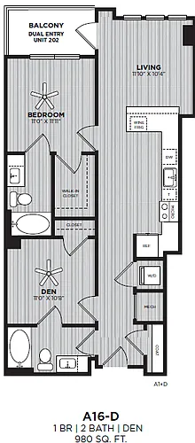 Floor plan A16-D