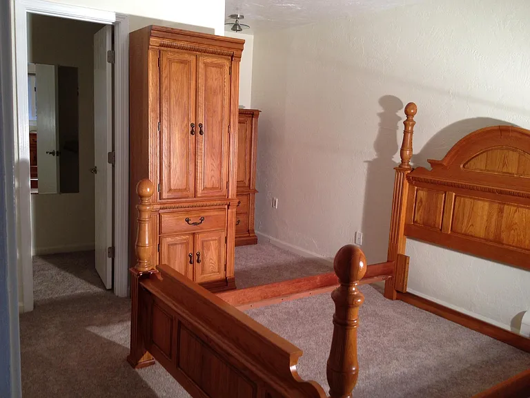 Bedroom with furnishing and walk in closet