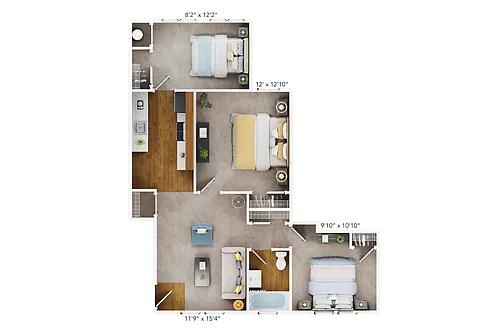 Floor plan C1