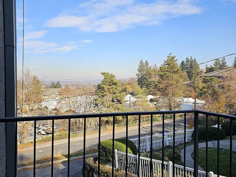 view from 2nd floor unit balcony