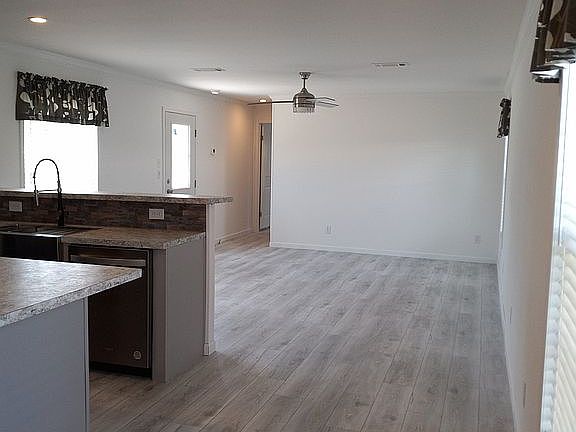 View at back door entrance