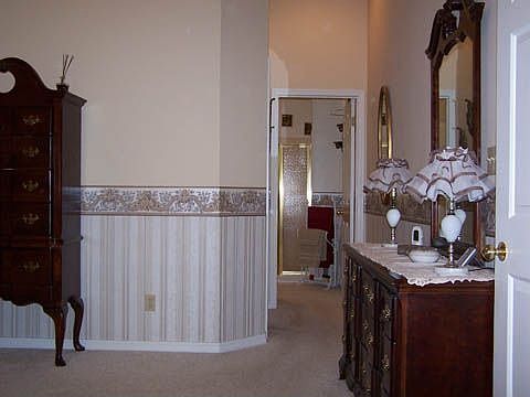 Master bed to bath