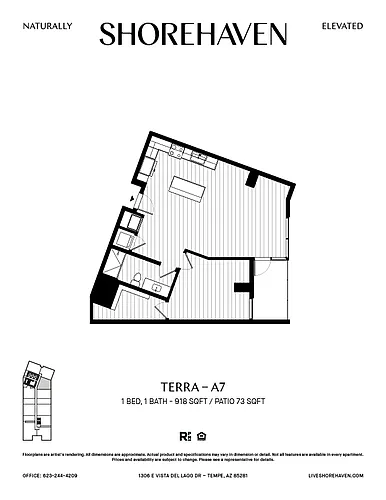 Floor plan Terra - A7