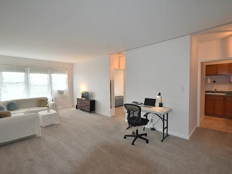 Living/Dining Room Combo, recently painted and carpeted