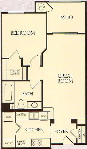 1 bed, 648 sqft, $2,500 — Photo 2