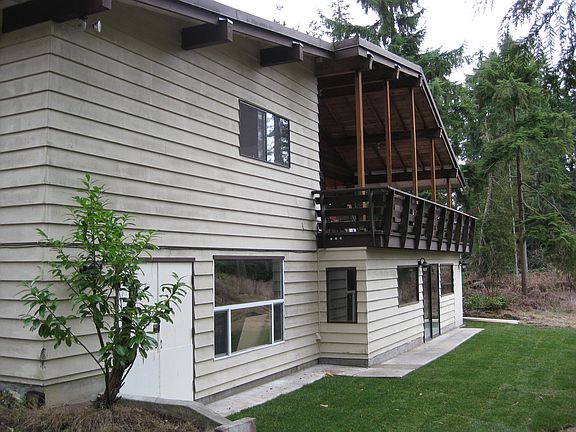 Rear of house