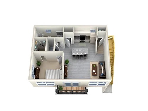 Floor plan Carriage House