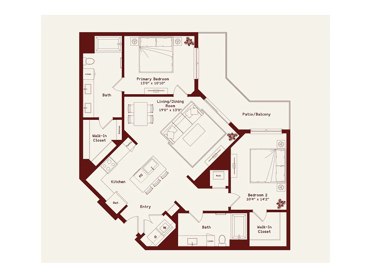 Floor plan Toliver
