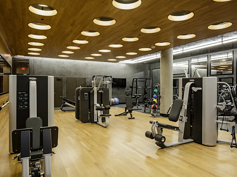 Club-quality fitness studio