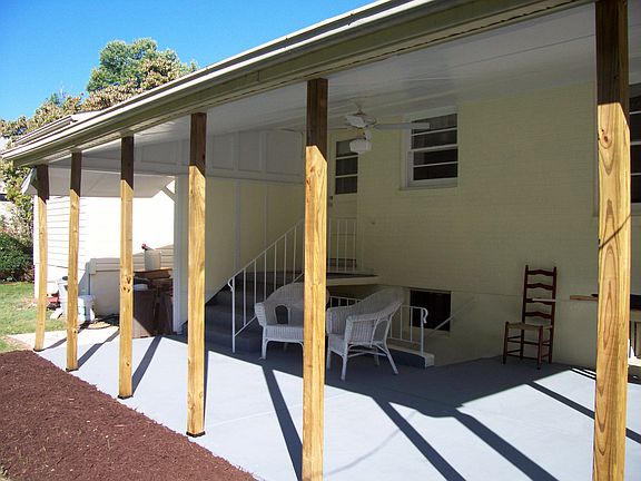 Covered Rear Porch