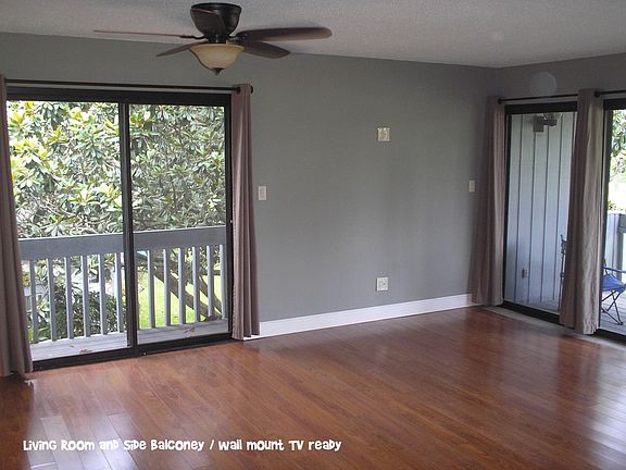 Side Balconey to Living Room / Wall TV Ready