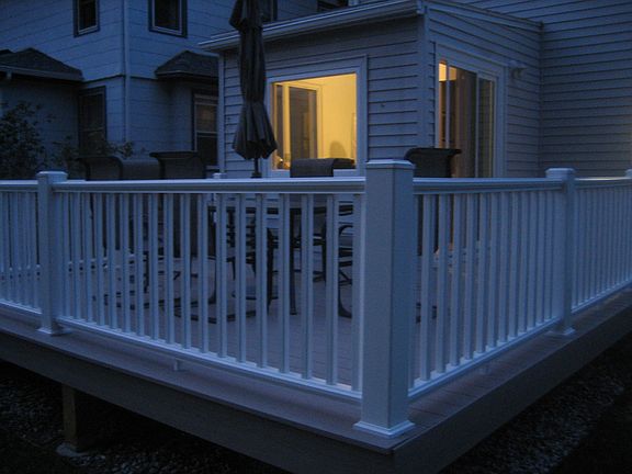 Azek Deck at Night