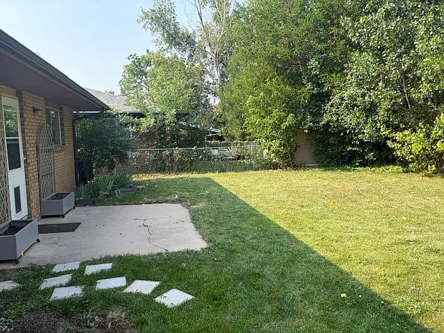 Back yard, patio