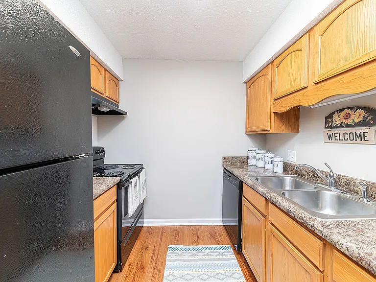 Kitchen with ample cabinetry and counterspace