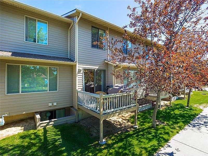 Deck view by walking path.