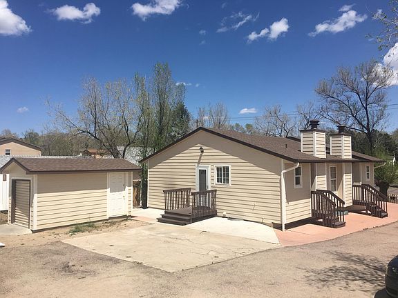 back patio and parking