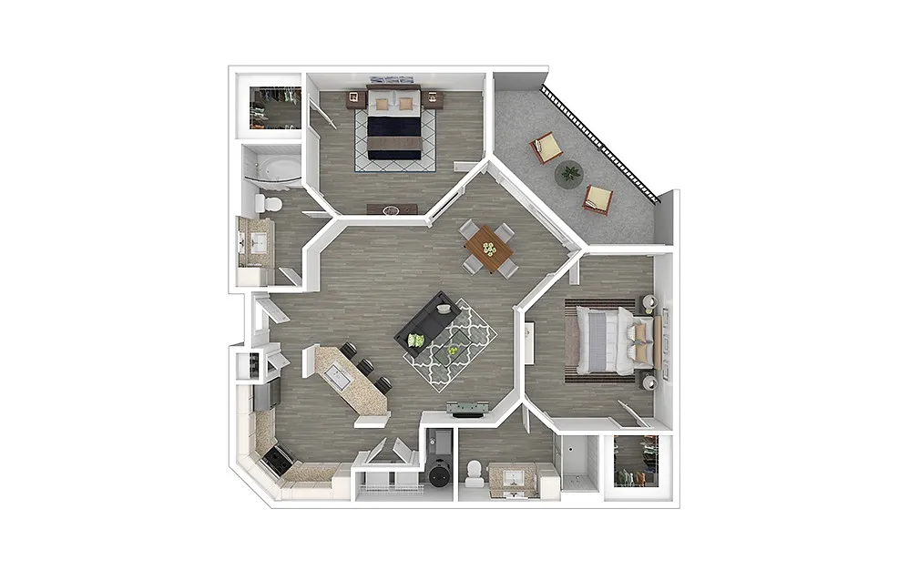 Floor plan Monet II