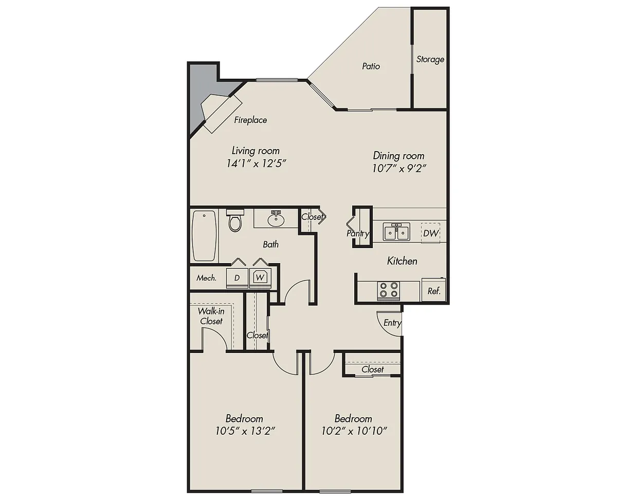 Floor plan 883